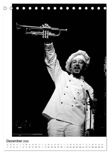 Produktbild: Jazz live (Tischkalender 2026 DIN A5 hoch), CALVENDO Monatskalender