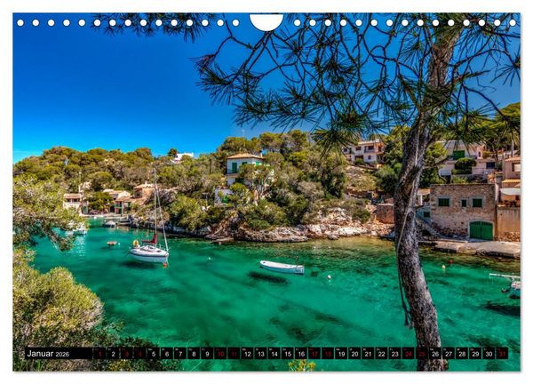 Produktbild: Mallorca - Cala Figuera Spezial (Wandkalender 2026 DIN A4 quer), CALVENDO Monatskalender