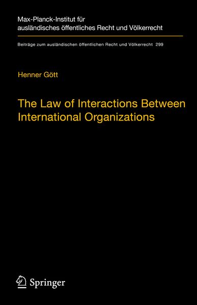 Produktbild: The Law of Interactions Between International Organizations