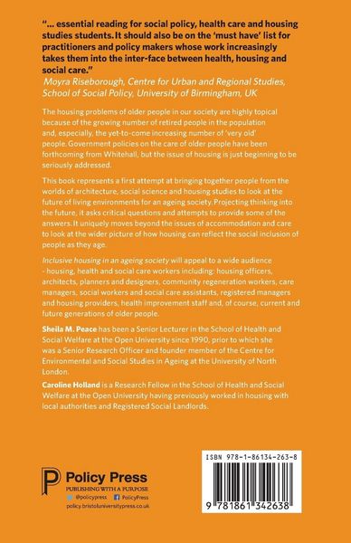 Produktbild: Inclusive housing in an ageing society