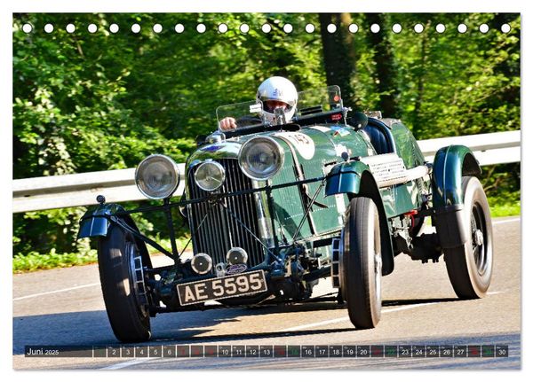 Produktbild: Adel verpflichtet - Englische Oldtimer am Berg (Tischkalender 2025 DIN A5 quer), CALVENDO Monatskalender