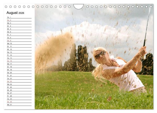 Produktbild: Abenteuer Golfspielen. Impressionen (Wandkalender 2026 DIN A4 quer), CALVENDO Monatskalender