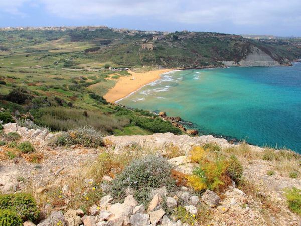 Produktbild: CALVENDO Puzzle Ramla Bay, Gozo | 1000 Teile Lege-Gr&ouml;&szlig;e 64x48cm Foto-Puzzle f&uuml;r gl&uuml;ckliche Stunden