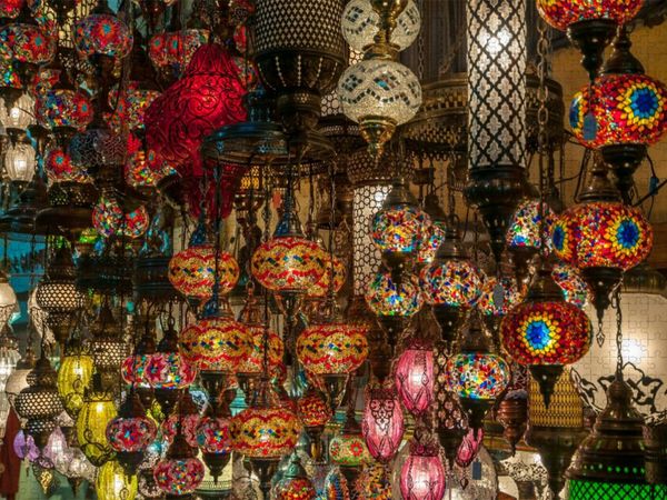Produktbild: CALVENDO Puzzle T&uuml;rkische Lampen | 1000 Teile Lege-Gr&ouml;&szlig;e 64x48cm Foto-Puzzle f&uuml;r gl&uuml;ckliche Stunden