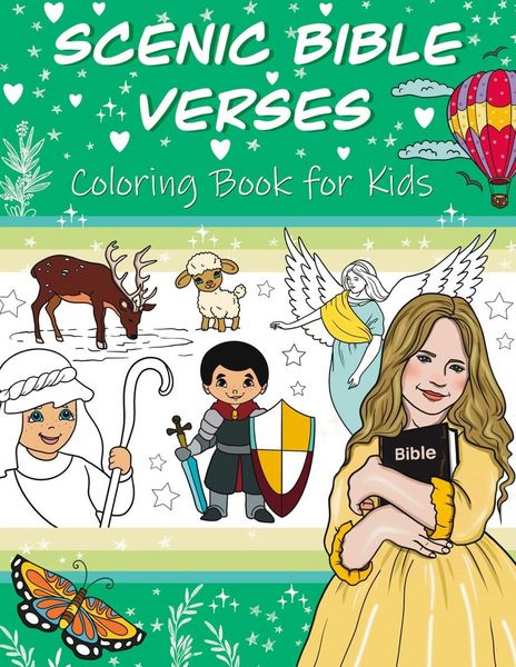 Produktbild: Scenic Bible Verses Coloring Book for Kids