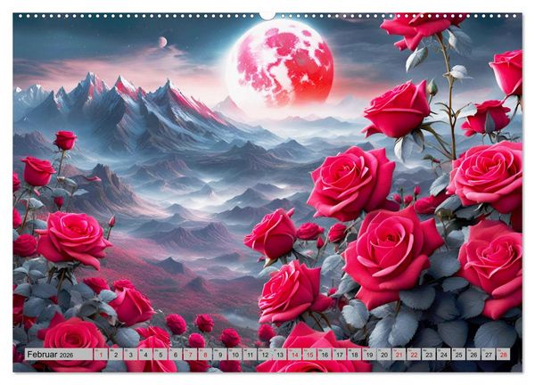 Produktbild: Mondzauberschein (Wandkalender 2026 DIN A2 quer), CALVENDO Monatskalender