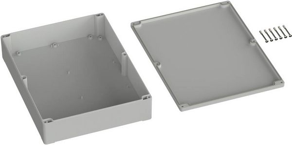 Produktbild: TRU COMPONENTS TC-9065724 Industrie-Geh&auml;use 300 x 230 x 85 ABS Lichtgrau (RAL 7035) 1St.