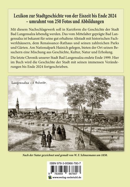 Produktbild: Bad Langensalza - Lexikon zur Stadtgeschichte