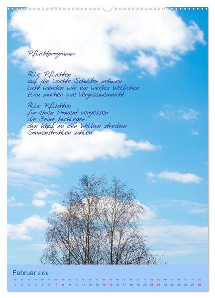 Produktbild: Himmlische Tage (hochwertiger Premium Wandkalender 2026 DIN A2 hoch), Kunstdruck in Hochglanz
