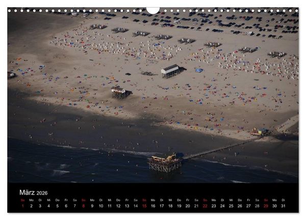 Produktbild: Die Nordseek&uuml;ste (Wandkalender 2026 DIN A3 quer), CALVENDO Monatskalender