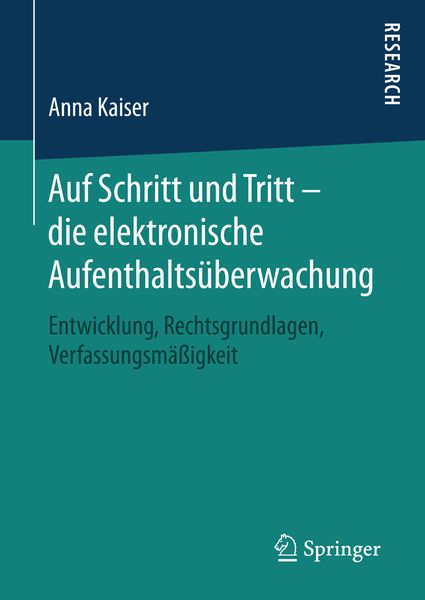 Produktbild: Auf Schritt und Tritt &ndash; die elektronische Aufenthalts&uuml;berwachung