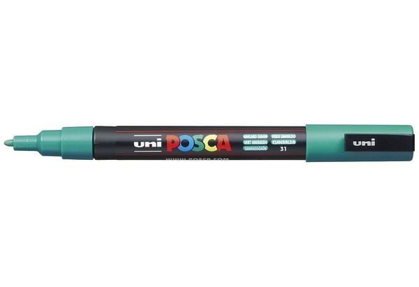Produktbild: uni-ball Marker uni POSCA PC-3M smaragdgr&uuml;n