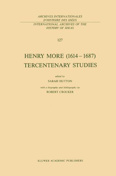 Produktbild: Henry More (1614&ndash;1687) Tercentenary Studies