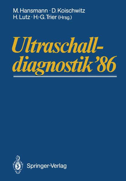 Produktbild: Ultraschalldiagnostik &rsquo;86