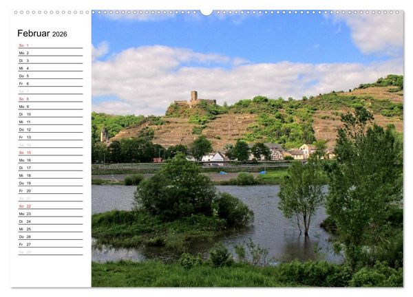 Produktbild: Der wundersch&ouml;nen Mosel entlang &ndash; Von Koblenz bis Trier (hochwertiger Premium Wandkalender 2026 DIN A2 quer), Kunstdruck in Hochglanz