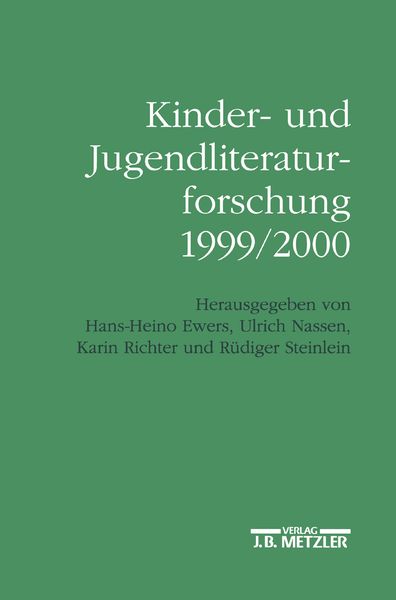 Produktbild: Kinder- und Jugendliteraturforschung 1999/2000