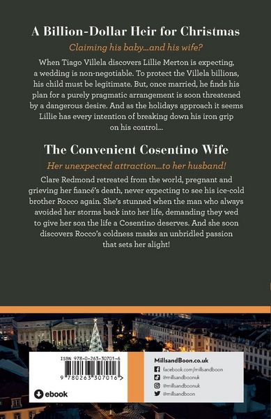 Produktbild: A Billion-Dollar Heir For Christmas / The Convenient Cosentino Wife