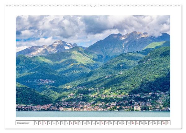 Produktbild: Traumziele am Comer See (hochwertiger Premium Wandkalender 2027 DIN A2 quer), Kunstdruck in Hochglanz
