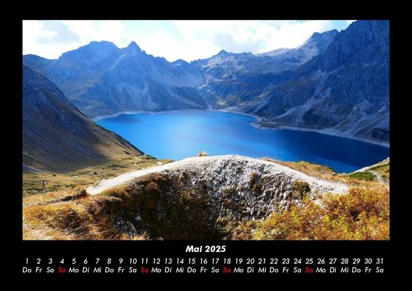 Produktbild: Bergige Welten 2025 Fotokalender DIN A3
