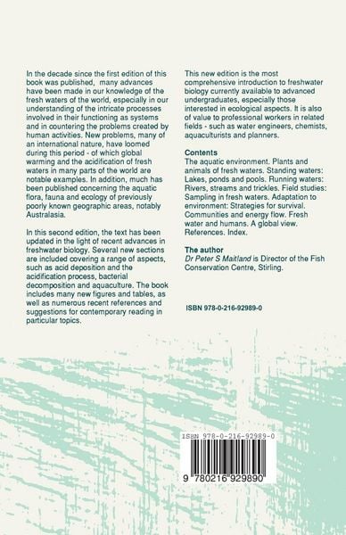 Produktbild: Biology of Fresh Waters