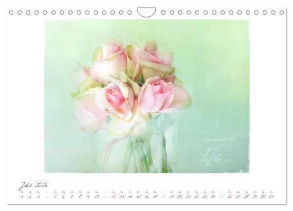 Produktbild: Vintage Flowers (Wandkalender 2026 DIN A4 quer), CALVENDO Monatskalender