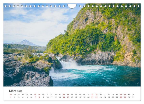 Produktbild: Chile - Ein unbekanntes Paradies. (Wandkalender 2026 DIN A4 quer), CALVENDO Monatskalender