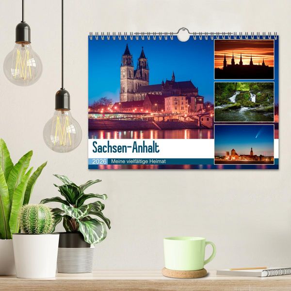 Produktbild: Sachsen-Anhalt - Meine vielf&auml;ltige Heimat (Wandkalender 2026 DIN A4 quer), CALVENDO Monatskalender