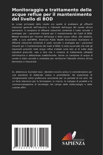Produktbild: Monitoraggio e trattamento delle acque reflue per il mantenimento del livello di BOD