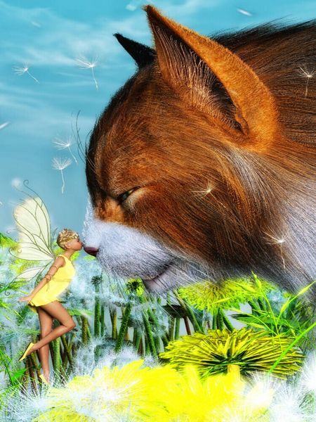 Produktbild: CALVENDO Puzzle K&uuml;&szlig; mich Katze | 1000 Teile Lege-Gr&ouml;&szlig;e 64x48cm Foto-Puzzle f&uuml;r gl&uuml;ckliche Stunden