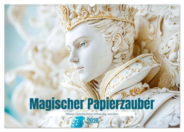 Produktbild: Magischer Papierzauber (Wandkalender 2026 DIN A2 quer), CALVENDO Monatskalender