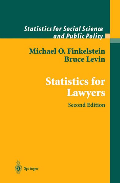 Produktbild: Statistics for Lawyers