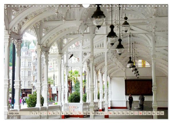 Produktbild: Famous Spas in the Czech Republic (Wall Calendar 2026 DIN A3 landscape), CALVENDO 12 Month Wall Calendar