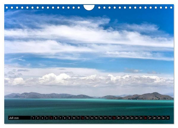Produktbild: Peru - Bolivien. Eine s&uuml;damerikanische Zwei-L&auml;nder-Reise (Wandkalender 2026 DIN A4 quer), CALVENDO Monatskalender