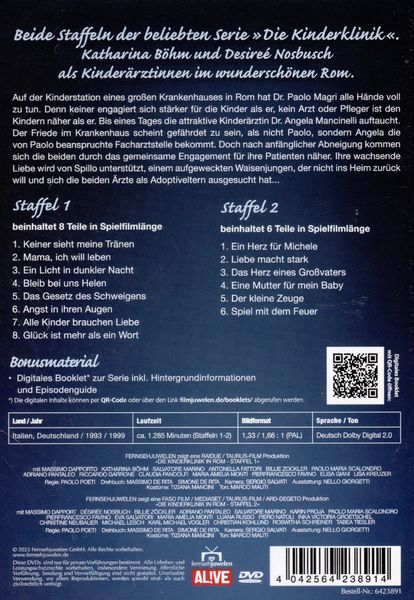 Produktbild: Die Kinderklinik in Rom / Kinder&auml;rztin Angela - Gesamtedition (Amico Mio) [7 DVDs]