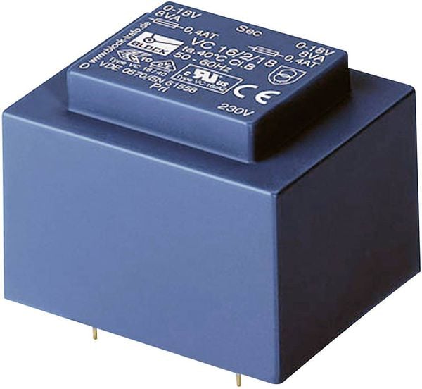 Block VC 10/1/6 Printtransformator 1 x 230V 1 x 6 V/AC 10 VA 1.66A