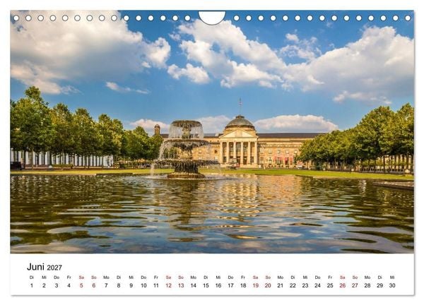Produktbild: Wiesbadener Impressionen (Wandkalender 2027 DIN A4 quer), CALVENDO Monatskalender