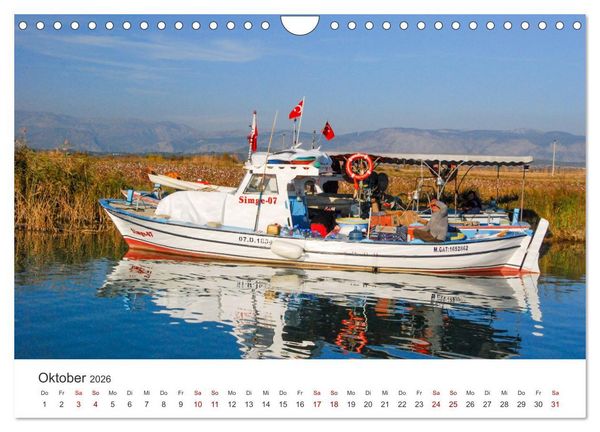 Produktbild: Flussfahrt in Manavgat (Wandkalender 2026 DIN A4 quer), CALVENDO Monatskalender