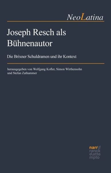 Produktbild: Joseph Resch als B&uuml;hnenautor