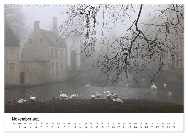 Produktbild: Br&uuml;gge - Eine mittelalterliche Stadt (Wandkalender 2026 DIN A2 quer), CALVENDO Monatskalender