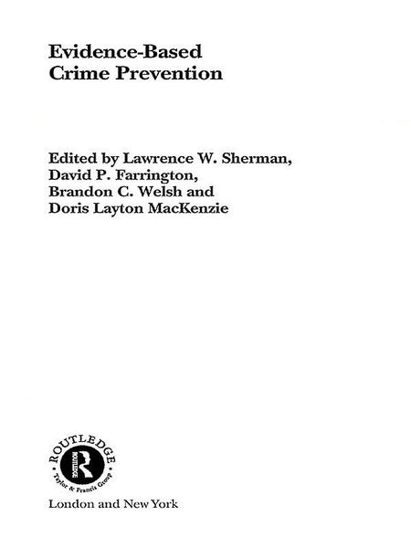 Produktbild: Evidence-Based Crime Prevention