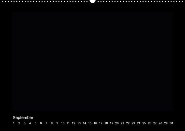 Produktbild: Geburtstags - Bastelkalender - Schwarz (Wandkalender immerw&auml;hrend DIN A2 quer)