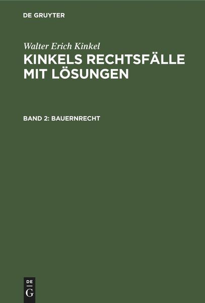 Produktbild: Bauernrecht