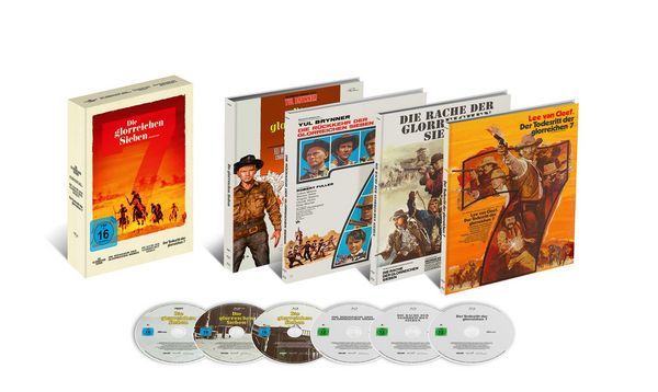 Produktbild: Die glorreichen Sieben - Limitierte Collection (4K Ultra HD + 4 Blu-ray + Bonus-Blu-ray)