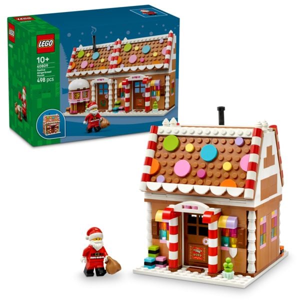 Produktbild: LEGO Weihnachtliches Lebkuchenhaus Modellbau Kinderspielzeug 40809