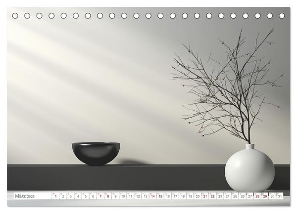 Produktbild: Zen (Tischkalender 2026 DIN A5 quer), CALVENDO Monatskalender