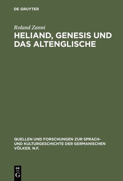 Produktbild: Heliand, Genesis und das Altenglische