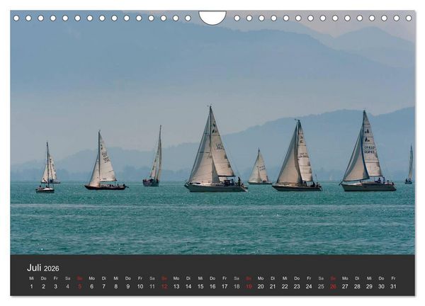 Produktbild: Segelboote auf dem Bodensee (Wandkalender 2026 DIN A4 quer), CALVENDO Monatskalender