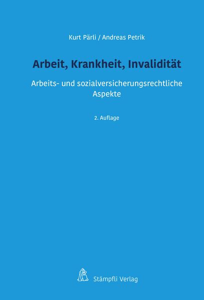 Produktbild: Arbeit, Krankheit, Invalidit&auml;t