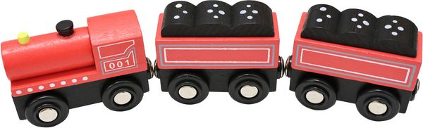 Produktbild: SpielMaus Holz Magnet Eisenbahn, 3-teilig