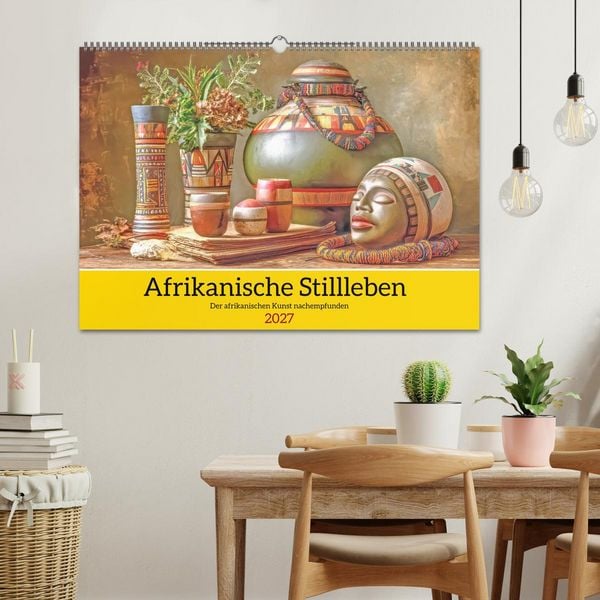 Produktbild: Afrikanische Stillleben - Der afrikanischen Kunst nachempfunden (Wandkalender 2027 DIN A2 quer), CALVENDO Monatskalender